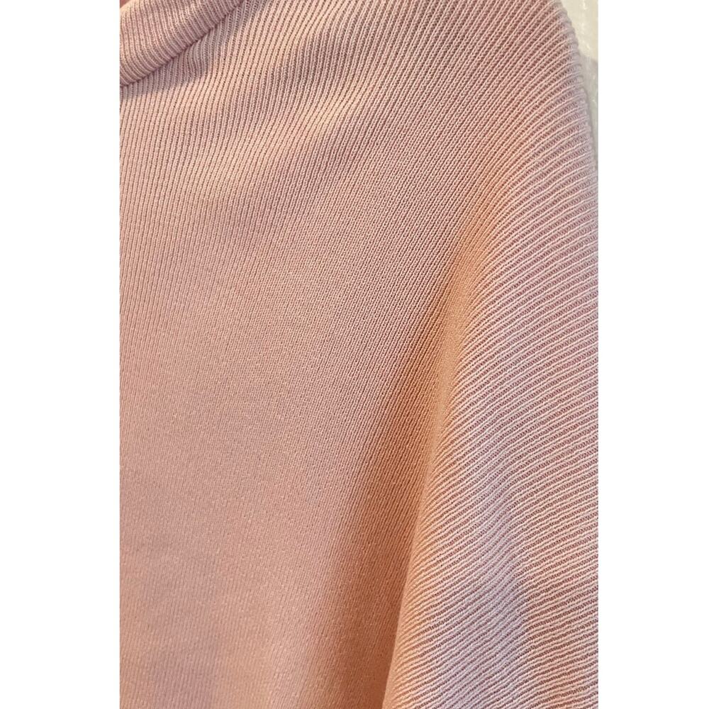 Zara Soft Knit Cropped Hoodie Sweater Light Pink Pastel Size M - Picture 2 of 8